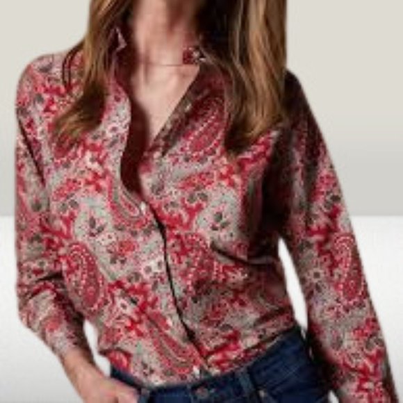 PRINT BLOUSE - Picture 7 of 7